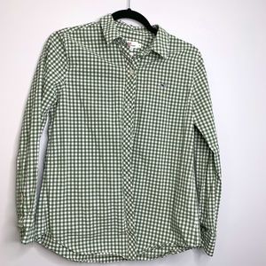 Vineyard Vines Green/White Gingham Button Down